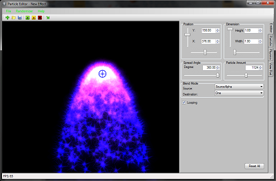 Particle Editor Screen Shot